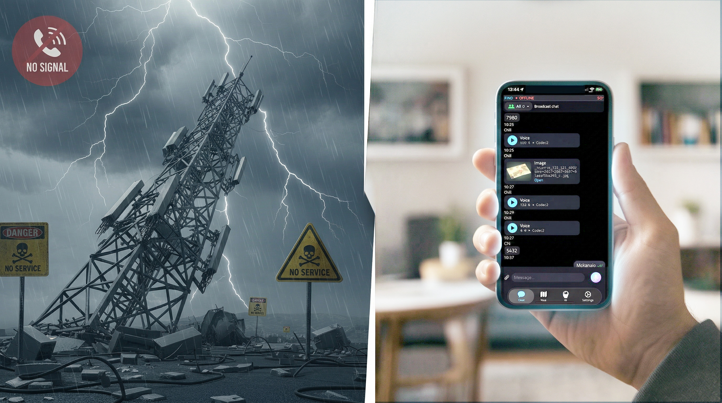 ATLAS keeps messaging working when normal cellular service disappears